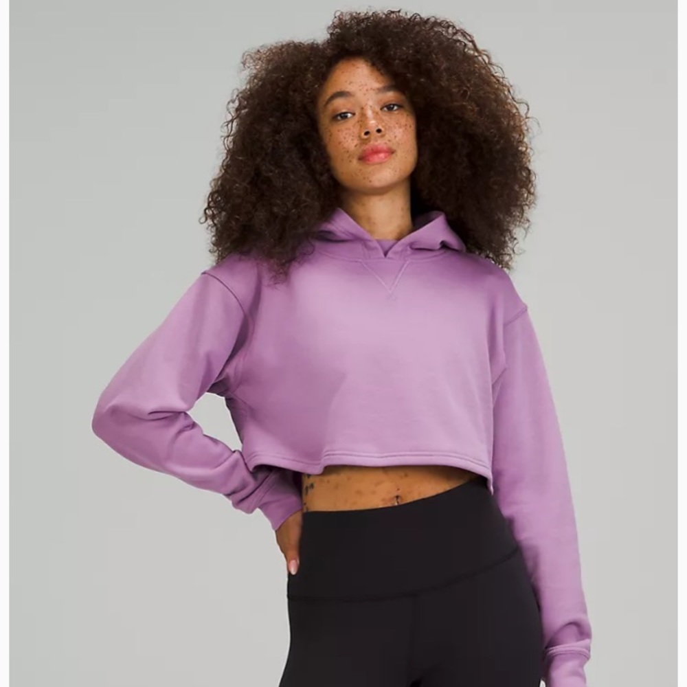 SOLD Lululemon All Yours Cropped Hoodie